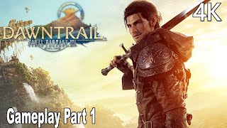 Final Fantasy XIV Dawntrail Gameplay Walkthrough Part 1 4K No Commentary [upl. by Crescantia]