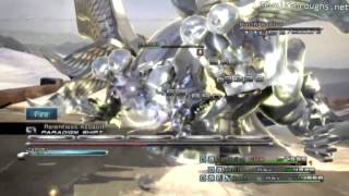 FFXIII  Part 097  Boss Barthandelus Round 2 [upl. by Etz]