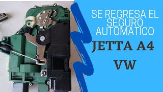 El seguro automático de Jetta A4 se regresa y mis errores en vivo 2024 [upl. by Einhapets]