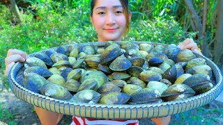 Yummy Clam Stir Fried Young Green Pepper  Clam Stir Fried Recipe  Cooking With Sros [upl. by Llenahs398]