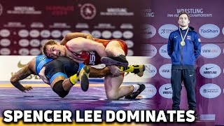 Spencer Lee Techd His Way To A PanAm Gold [upl. by Adanar559]