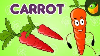 Carrot Song  Vegetable Song  Orange and Green [upl. by Augusta610]