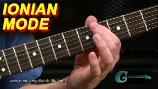 Guitar Lesson The Major Scale  Ionian Mode [upl. by Ingeberg]