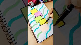 Sticky Notes Ideas shorts art youtubeshorts [upl. by Yesmar859]