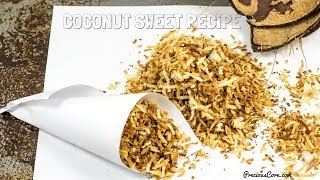 Cameroonian Coconut Sweet  Toasted Coconut Flakes  Precious Kitchen  Episode 53 [upl. by Rutter]