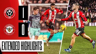 Wilders first win back 🙌  Sheffield United 10 Brentford  Extended Premier League highlights [upl. by Nedyarb]