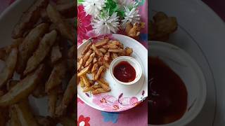 Instant Crispy France Fries RecipeFrench fries shortsfeed asmr ytshorts trendingshorts [upl. by Adidnere796]