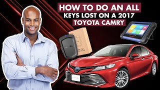 Autel IM508 amp APB112  How to do an All Keys Lost on a 2017 Toyota Camry  Training 2020 [upl. by Blinny]