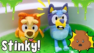 Baby BINGO Birthday Smash Cake and Muddy Mess with BLUEY  Baby Bingo STINKY Diaper Surprise [upl. by Irmina622]