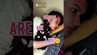 When periods are late 😂periods funny comedy trending girl shorts [upl. by Eden]