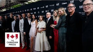 Ana de Armas Sydney Sweeney hit TIFF red carpet for Eden [upl. by Lessur]