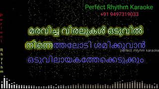 Maranamethunna Nerathu  Karaoke [upl. by Anua17]