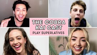 Peyton List And The Cobra Kai Cast Reveal Who Would Show Mercy And More  Superlatives  Seventeen [upl. by Ariaek]