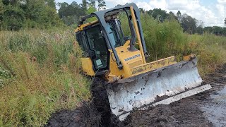 I Got Stuck Dredging The Next Cove 9 Acre Pond Rehab [upl. by Melamed]