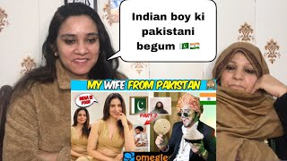 Indian Boy Cute Begum from Pakistan 🇵🇰🇮🇳  Indian Boy Found love from Pakistan  Part 2 [upl. by Valorie290]