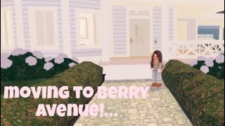 MOVING TO BERRY AVENUE WITH VOICE ROBLOX RP [upl. by Annawit]