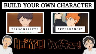 HAIKYUU CREATE YOUR OWN CHARACTER [upl. by Eanal]