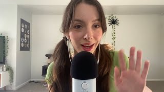 ASMR cupped whispers mouth sounds and mic scratching 🤍 [upl. by Ybrad]