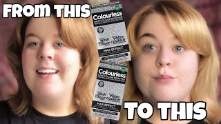 BROWN TO BLONDE  COLOURLESS HAIR COLOUR REMOVER MAX EFFECT  REVIEW [upl. by Cusack]