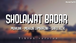 SHOLAWAT BADAR  Tiktok 2024 Lyric Video [upl. by Roxanna809]