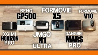 Best 4K quotLiving Roomquot Projectors 2023  JMGO N1 Ultra Formovie X5 Dangbei Mars Pro BENQ GP500 [upl. by Mccord525]