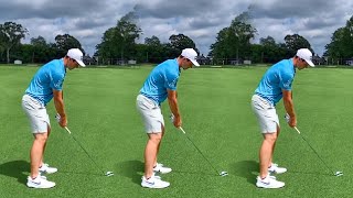 VIKTOR HOVLAND  GOLF SWING  SLOW MOTION [upl. by Rostand]