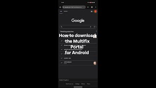 How to install Multifix Portal on Android [upl. by Eyeleen502]