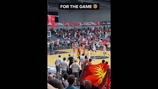 Nenad Dimitrijevic game winning three pointer Macedonia vs Denmark armani milano dimitrijevic [upl. by Cassie62]