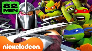 Tartarugas Ninja  Destruidor DESTRUINDO Por 82 Minutos Seguidos 👊  Nickelodeon em Português [upl. by Ennairod]