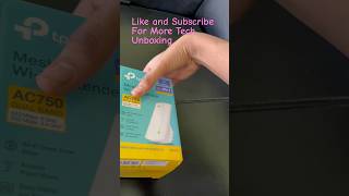 Tp Link AC750 Wifi Extender Short Unboxingtrending viralshort Unbox Tech Wifi viral Dual band [upl. by Essirahc905]