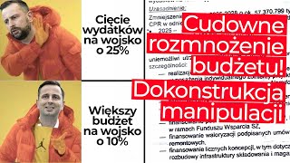 Drastyczne cięcia wydatków na wojsko czy quotrekord rekordówquot Analiza wypowiedzi [upl. by Papke]