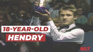 18YearOld Stephen Hendry Wins FIRST Ranking Title  1987 Grand Prix [upl. by Maia835]