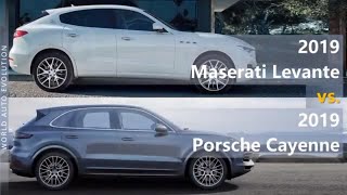 2019 Maserati Levante vs 2019 Porsche Cayenne technical comparison [upl. by Abran]