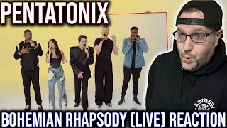 REACTION TO quotBOHEMIAN RHAPSODYquot LIVE BY PENTATONIX [upl. by Obola]