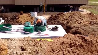 Aerobic Septic System Installation Can I use the Bathroom  Please [upl. by Maryanna399]