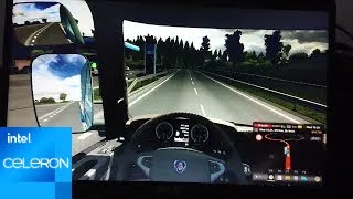 EURO TRUCK SIMULATOR 2  Asus laptop Intel Celeron N4500 4GB ram fps test [upl. by Halonna]