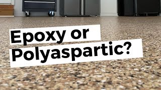 EPOXY or POLYASPARTIC A Step by step guide for an epoxy amp paint chip garage floor [upl. by Akyssej]