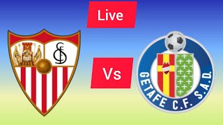 Partido de fútbol en directo Sevilla FC vs Getafe que fija el calendario de la Liga española 2024 [upl. by Linetta616]