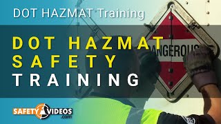 DOT HAZMAT Safety Training [upl. by Tolliver]