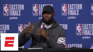 LeBron James perfectly recalls all six of his turnovers from Game 5  ESPN [upl. by Livi]