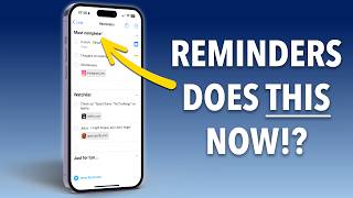 Reminders is AWESOME when you know how to use it 14 Tips amp Tricks for iPhone [upl. by Nyllij173]