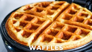 HOW TO MAKE WAFFLES  THE BEST AND EASY WAFFLES RECIPE  HOMEMADE WAFFLES  WAFFLES RECIPE [upl. by Rodolph]