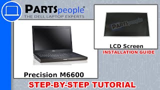 Dell Precision M6600 LCD Screen HowTo Video Tutorial [upl. by Ydwor530]