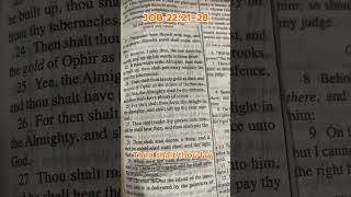 Job 222128  KJV  bibleverses biblestudy godsword restoration [upl. by Ninahs25]