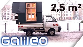 25 m² Das vermutlich kleinste Tiny House der Welt  Galileo  ProSieben [upl. by Winifred]