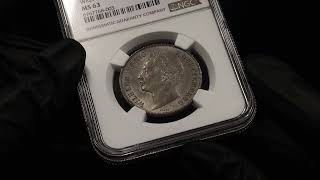 Lot 232 German States Wurttemberg 1 Gulden 1841 Voigt NGC MS63 Top Pop [upl. by Anawit747]