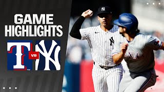 Rangers vs Yankees Game 2 Highlights 81024  MLB Highlights [upl. by Tess102]