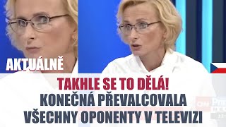 Konečná PŘEVALCOVALA všechny oponenty v televizi [upl. by Macintosh548]