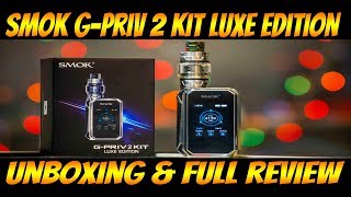 Smok GPriv 2 Luxe Edition Unboxing amp Full Review [upl. by Jen]