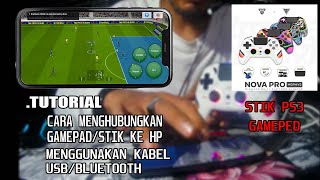 tutorial cara bermain efootball mobile menggunakan stik gamepad stik ps3 tutorial [upl. by Shaylyn]